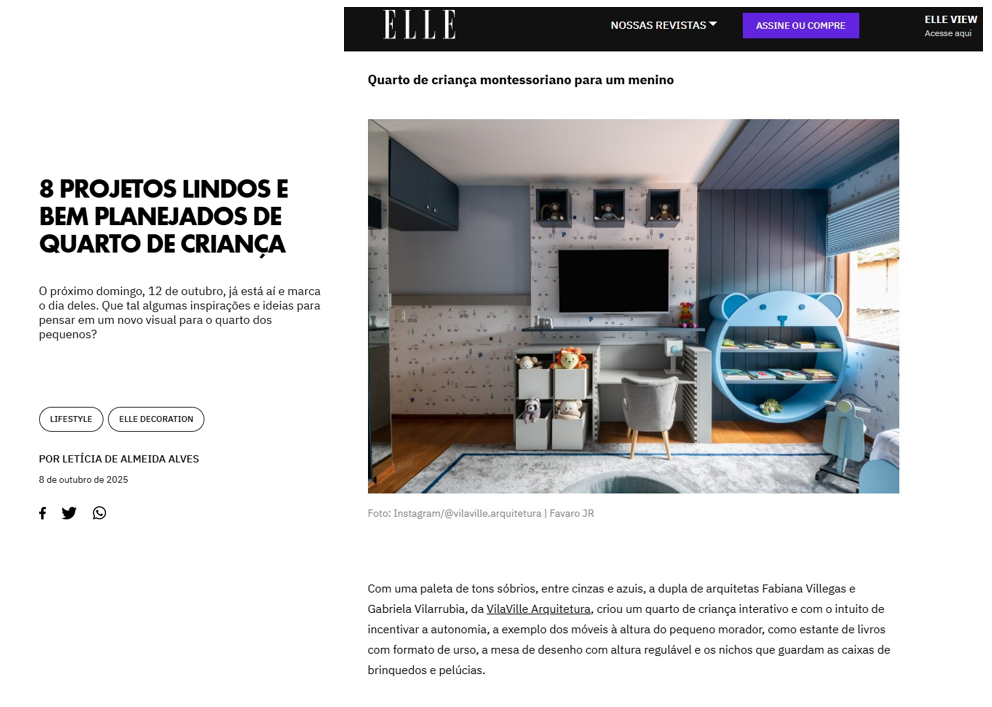 Elle Decoration - 8 projetos lindos e bem planejados de quarto de criança