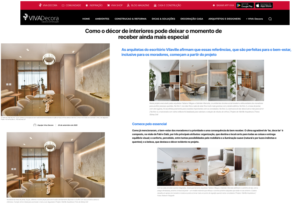 Viva Decora - Como o décor de interiores pode deixar o momento de receber ainda mais especial