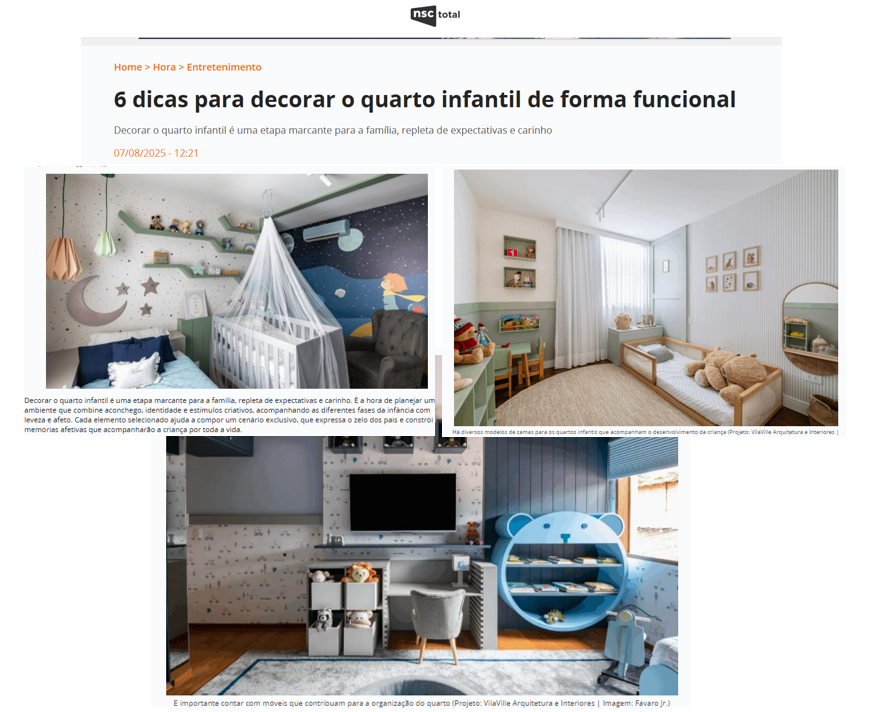 NSC Total - 6 dicas para decorar o quarto infantil de forma funcional