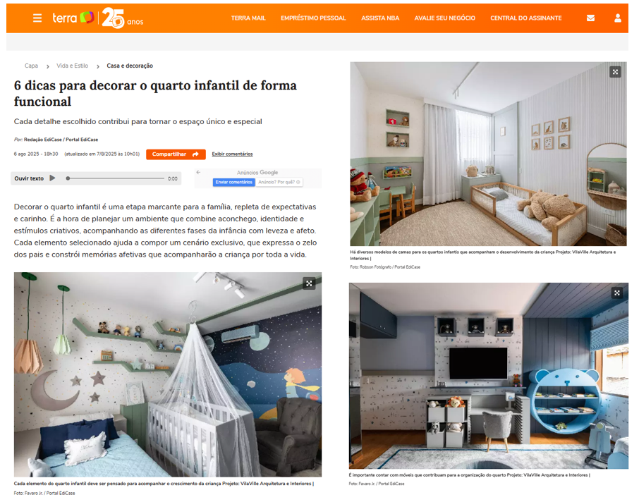 Terra - 6 dicas para decorar o quarto infantil de forma funcional